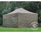 Dancover - Pop up gazebo FleXtents Pop up canopy Folding tent Xtreme 50 4x6 m Camouflage/Military, incl. 8 sidewalls - Camouflage 5710828615434 5710828615434