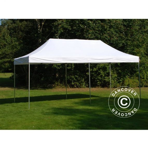 Dancover - Pop up gazebo FleXtents Pop up canopy Folding tent pro 3x6 m White, Flame retardant - White 5710828657885 5710828657885