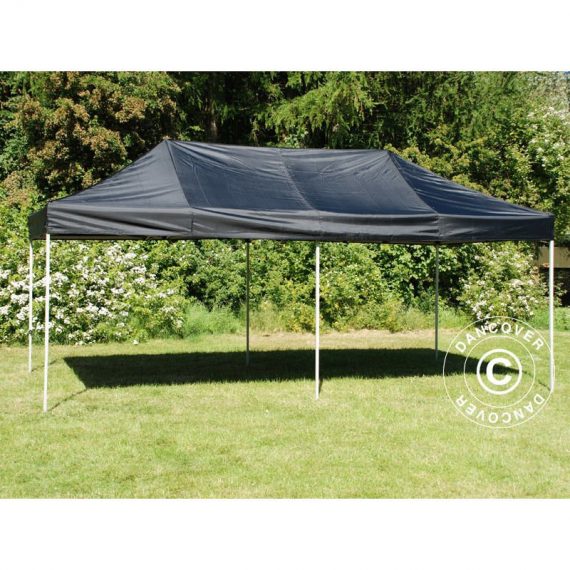 Dancover - Pop up gazebo FleXtents Pop up canopy Folding tent Basic v.3, 3x6 m Black - Black 5710828864504 5710828864504