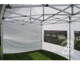 Dancover - Pop up gazebo FleXtents Pop up canopy Folding tent pro 3x6 m White, Flame retardant, incl. 6 sidewalls - White 5710828657878 5710828657878
