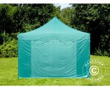 Dancover - Pop up gazebo FleXtents Pop up canopy Folding tent pro 4x6 m Green, incl. 8 sidewalls - Green 5710828706903 5710828706903