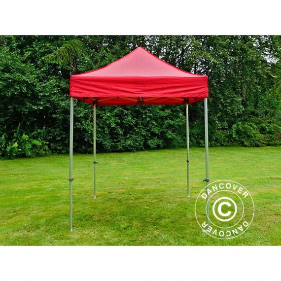 Pop up gazebo FleXtents Pop up canopy Folding tent PRO 2x2 m Red - Red 5710828672499 5710828672499