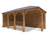 Corner Gazebo Garden Shelter Canopy Wooden Roof Shingles 6m x 3m Atlas Titan 5660 5055438720469