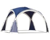 Outdoor Gazebo Event Dome Shelter Party Tent for Garden Blue and Grey - Blue and Grey - Outsunny 5056534554828 5056534554828