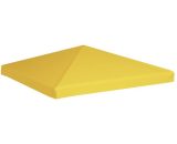 Gazebo Top Cover 270 g/m² 3x3 m Yellow Vidaxl Yellow 8720286115909 8720286115909