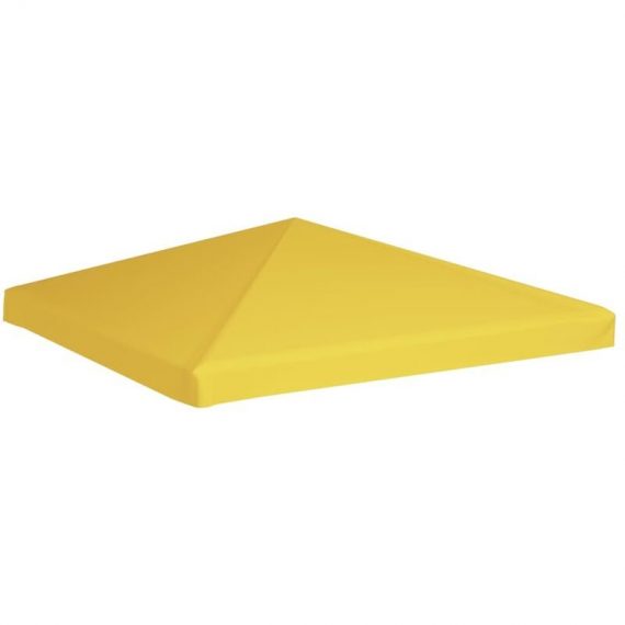 Gazebo Top Cover 270 g/m² 3x3 m Yellow Vidaxl Yellow 8720286115909 8720286115909