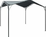 Gazebo Pavilion Tent Canopy 3x3 m Steel Anthracite FF47962_UK - Topdeal FF47962_UK 7890123160063