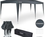 Gazebo 3x6m Capri Pop-Up Party Tent Outdoor Garden Patio Festival Canopy Marquee Anthracite 107096 4250525365412