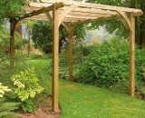Forest Ultima Wooden Garden Pergola 8' x 8' - Pressure treated UPERG24HD 5013053183755
