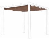 Taupe canopy roof for 3x3m Condate gazebo - pergola replacement canopy, replacement canopy - Beige-brown PGA3X3ROOFBN 3760247268614