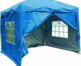 Aquariss - 2 x 2m Garden Pop Up Gazebo Marquee Patio Canopy Wedding Party Tent- Blue 700-0073 5056391901254
