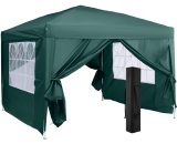 Outsunny Pop Up Gazebo Marquee, size(3m x 3m)-Green 100110-067GR 5060265996390