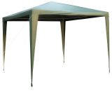 Outsunny 2.7m x 2.7m Garden Gazebo Marquee Party Tent Wedding Canopy Outdoor(Green) 01-0191 5060265999124
