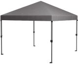 Outsunny 3 x 3(m) Pop Up Gazebo, 1 Person Easy up Marquee Party Tent with 1-Button Push, Adjustable Straight Legs, Stakes, Ropes, 84C-502V00CG 5056725385514