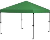 Outsunny 3 x 3(m) Pop Up Gazebo, 1 Person Easy up Marquee Party Tent with 1-Button Push, Adjustable Straight Legs, Stakes, Ropes, 84C-502V00GN 5056725385699