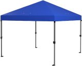 Outsunny 3 x 3(m) Pop Up Gazebo, 1 Person Easy up Marquee Party Tent with 1-Button Push, Adjustable Straight Legs, Stakes, Ropes, 84C-502V00BU 5056725385590