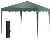Outsunny 3 x 3m Pop Up Gazebo, Outdoor Camping Gazebo Party Tent with Carry Bag 84C-263V04GN 5056725371197