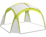 Outsunny 3.5 x 3.5M Camping Gazebo, Outdoor Event Shelter Dome Tent Garden Sun Shelter Patio Spire Arc Pavilion Camp Sun Shade, Green 84C-110V00GN 5056725381998
