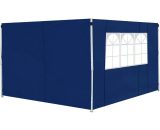 Outsunny 3m Gazebo Exchangeable Side Panel Panels W/ Window-Blue 01-0208 5060265998783